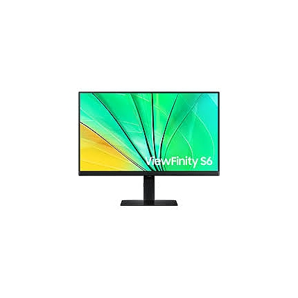 Монитор SAMSUNG ViewFinity S6 LS24D600EAUXEN 23.8" 178°/178° IPS 2560x1440 100Hz, 5ms, 350 cd/m2, 1000:1, HDMI, DisplayPort, USB Hub 3x USB3.0, 3.5.. audio jack, Height Adj, Tilt, Swivel, Pivot, 100x100 Vesa, 2Y